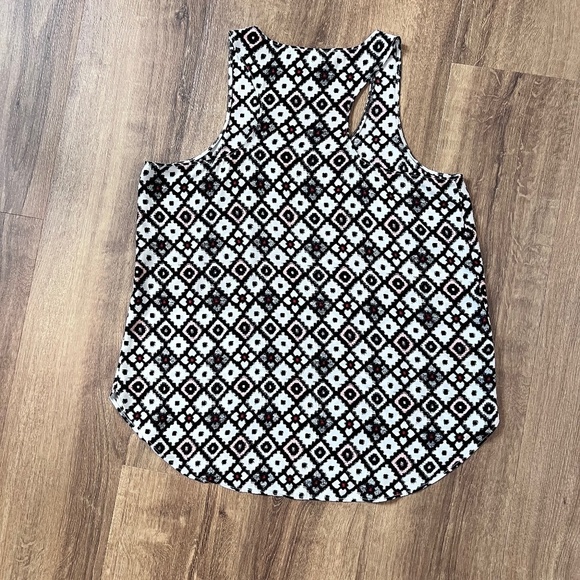 Loft Geometric Print Tank Shell Sz MP - Picture 8 of 8
